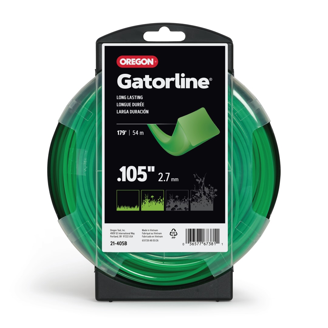 Oregon Gatorline Square Trimmer Line, .105 in. by 179 FT