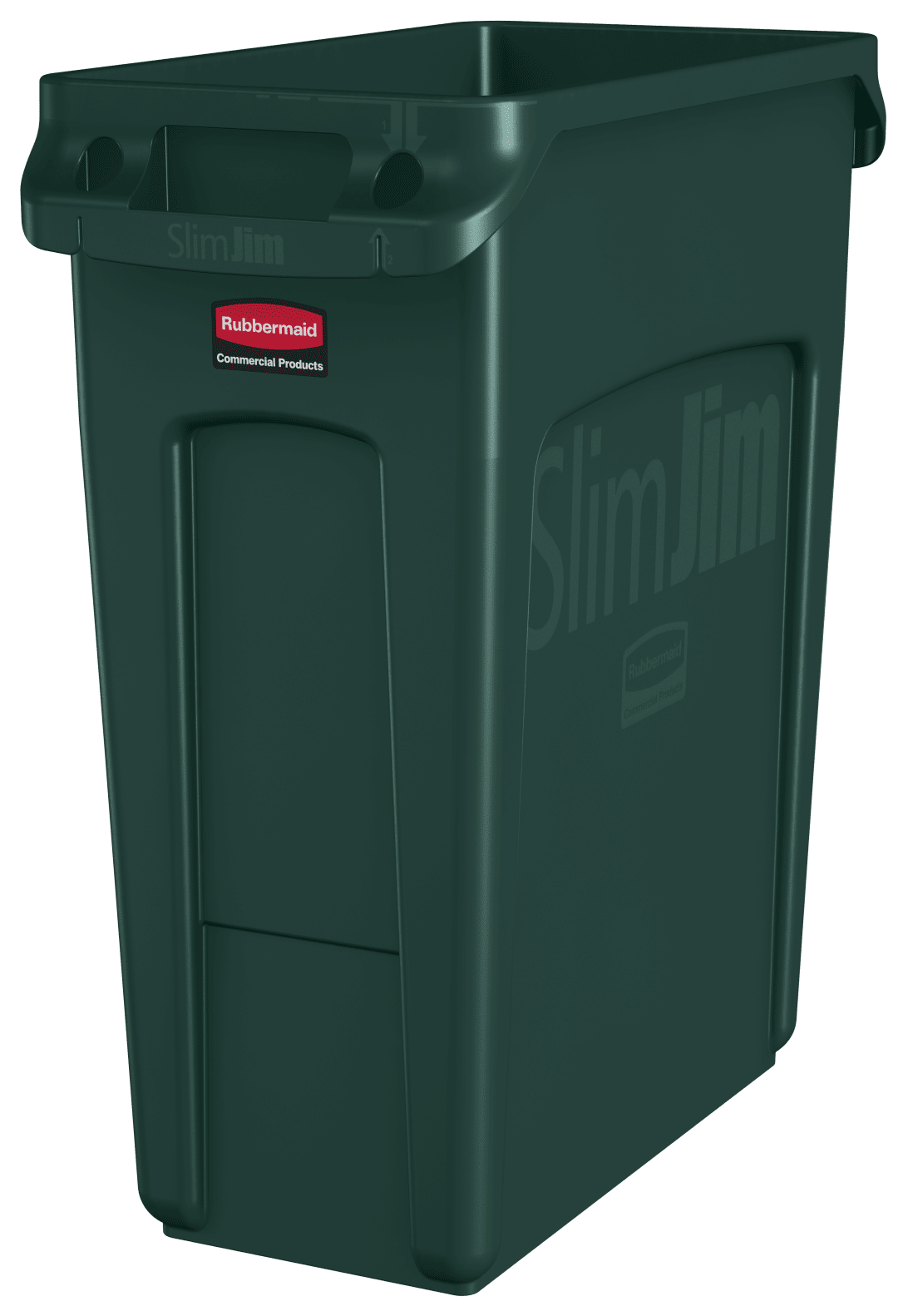Vented Slim Jim® 16 Gal Green