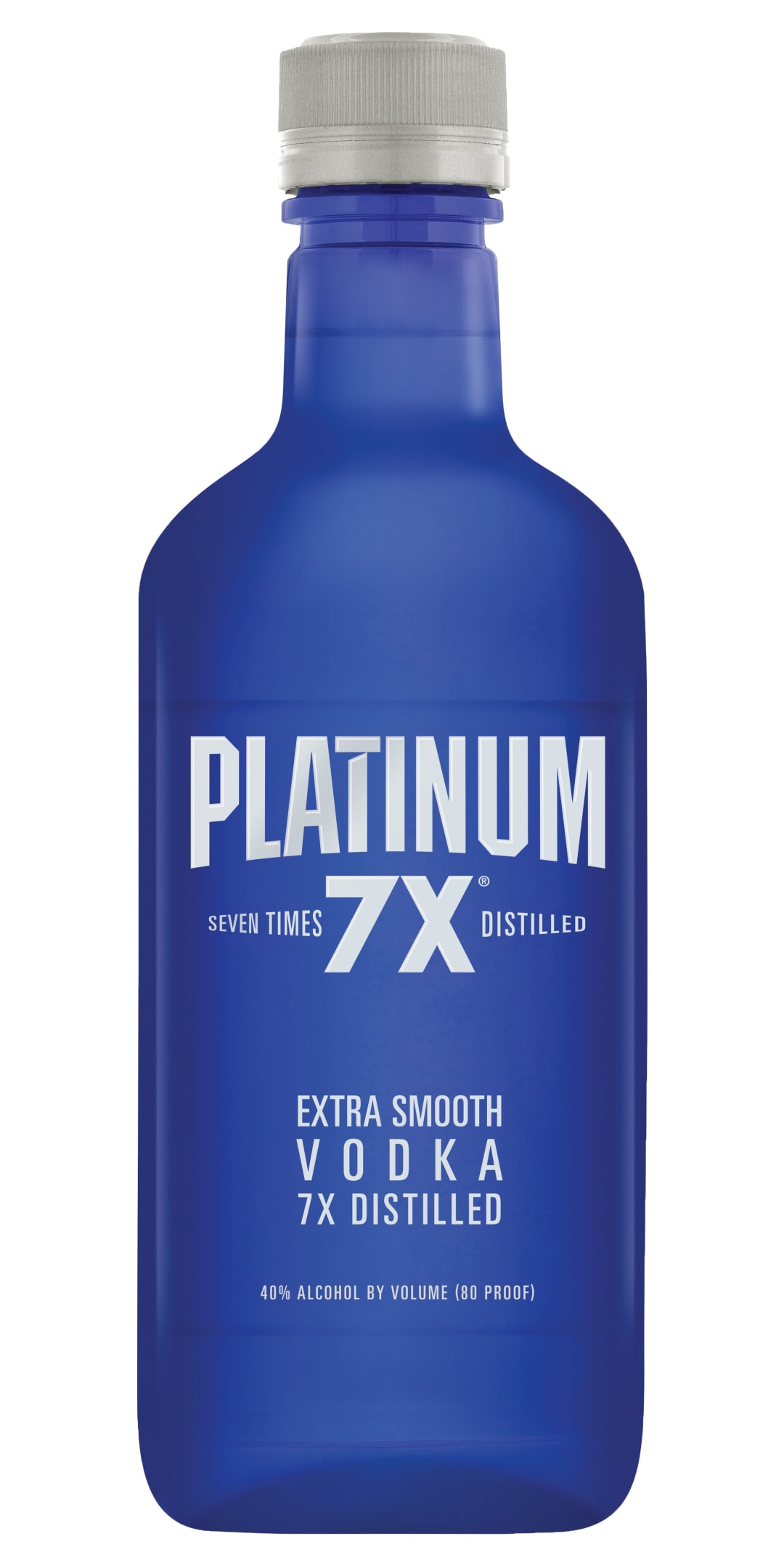 Platinum 7X Vodka 750ml Traveler Bottle 80 Proof