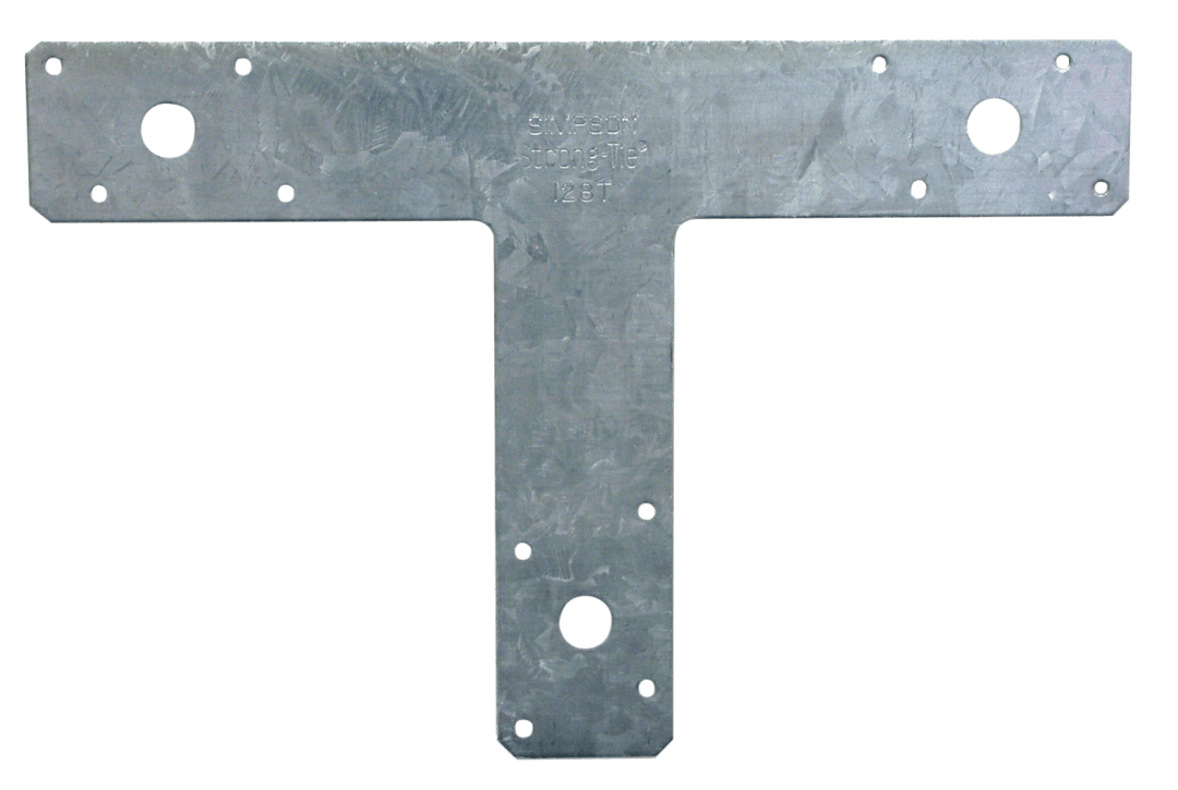 Simpson Strong-Tie 128T-R 12 in. x 8 in. 14-Gauge Galvanized T Strap