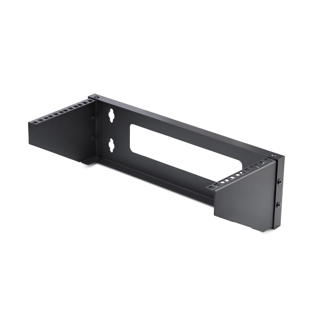 4U 19in Vertical Wall Mount Rack Bracket, Steel