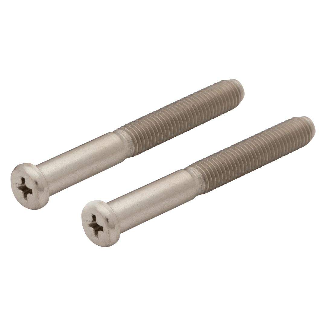 Deadbolt Mounting Screws for Thin Door in Satin Nickel Finish