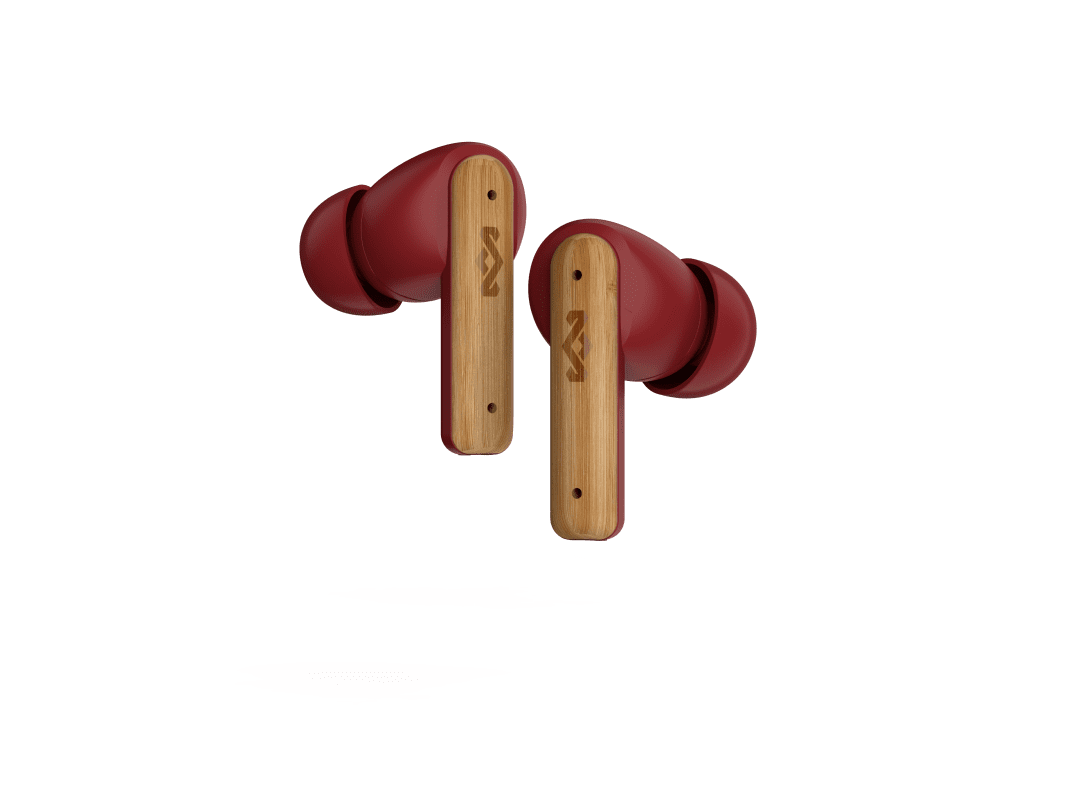 House of Marley Little Bird True Wireless Earbuds - Red