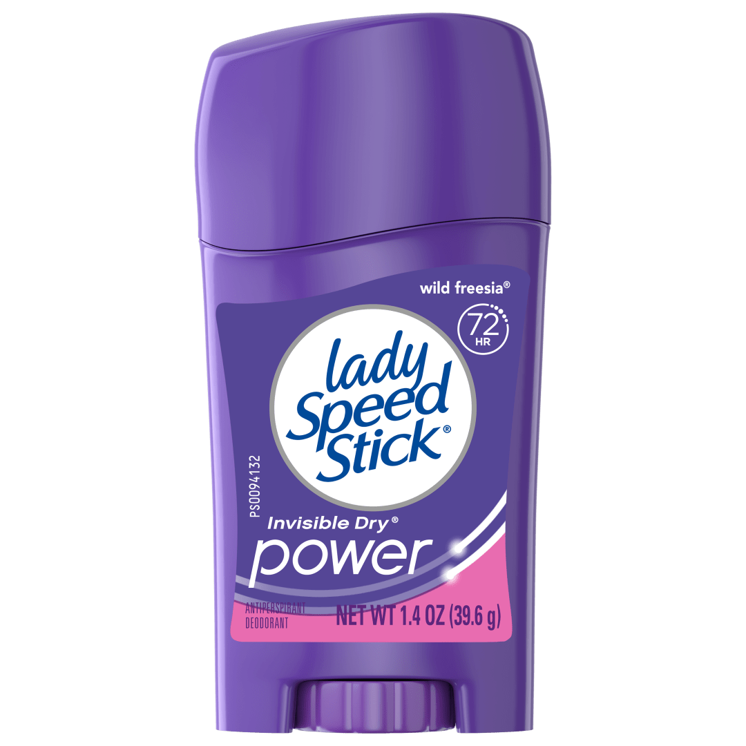 Lady Speed Stick, Invisible Dry Power Wild Freesia Antiperspirant Deodorant, 1.4oz