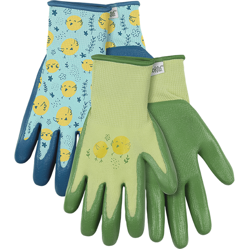 Kids' "Chick Days" Knit Shell & Nitrile Palm