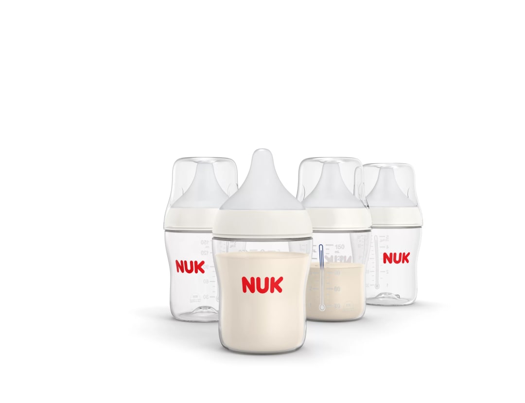 NUK® Perfect Match™ Natural + Anti-Colic Bottle, 5 oz, 4 Pack