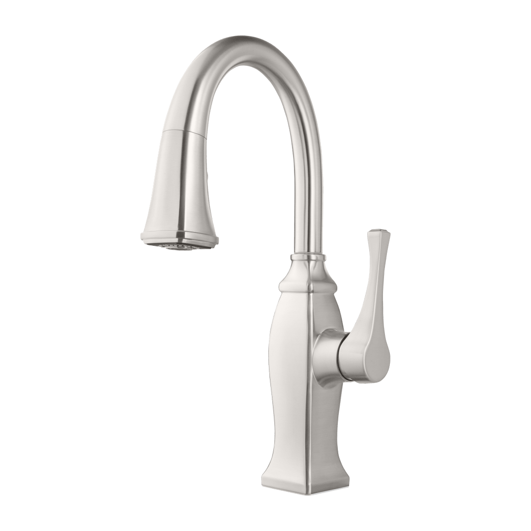 Briarsfield Pull-Down Bar/Prep Faucet in Stainless Steel