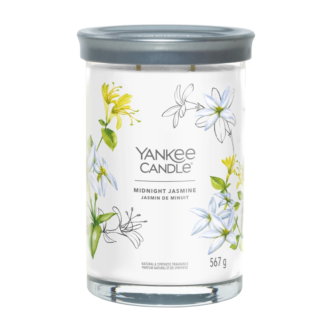 Yankee Candle® Signature Scented Candle | Midnight Jasmine Large Tumbler Candle with Double Wicks | Soy Wax Blend