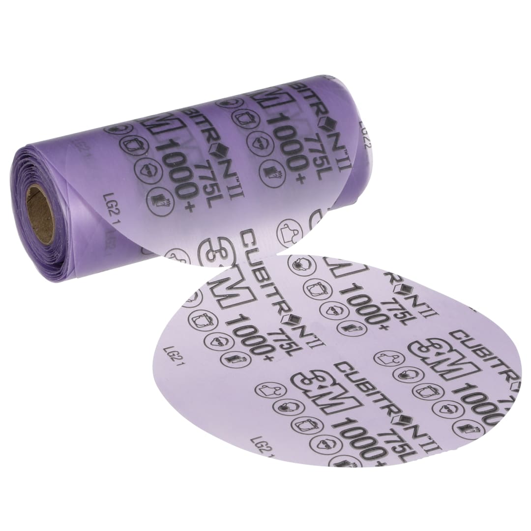 3M™ Cubitron™ II Stikit™ Film Disk Rulosu 775L, 1000+ 3MIL, 125 mm, Linered, 500X