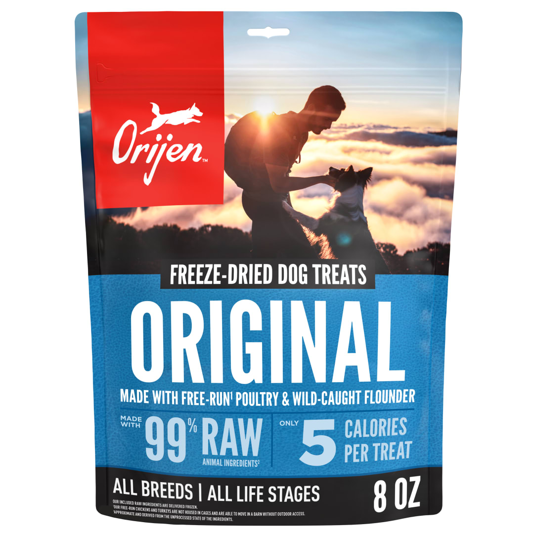 ORIJEN Grain Free High Protein Freeze Dried Dog Treats Original Recipe