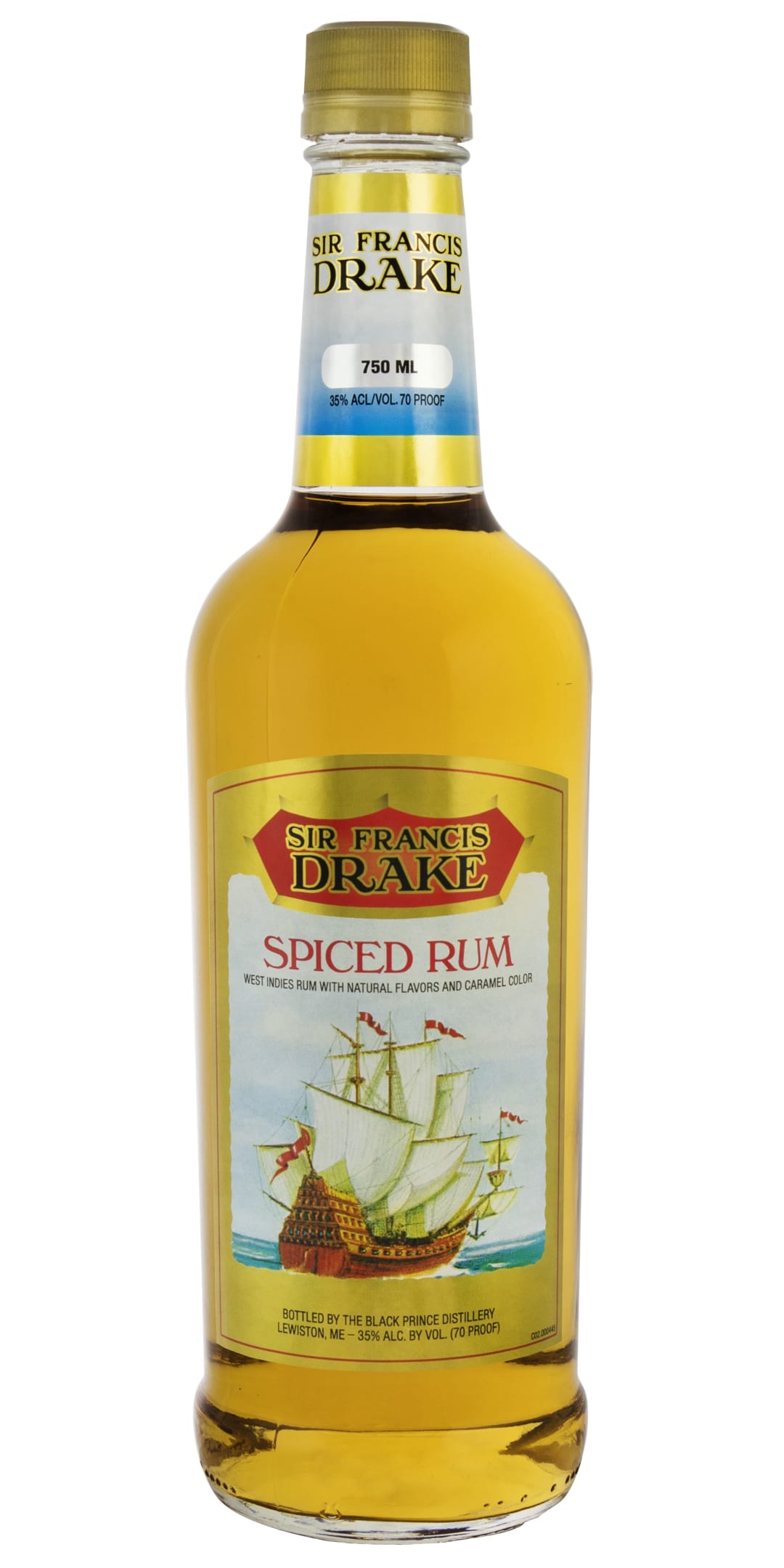 Sir Francis Drake Spiced Rum 750ml 70 Proof