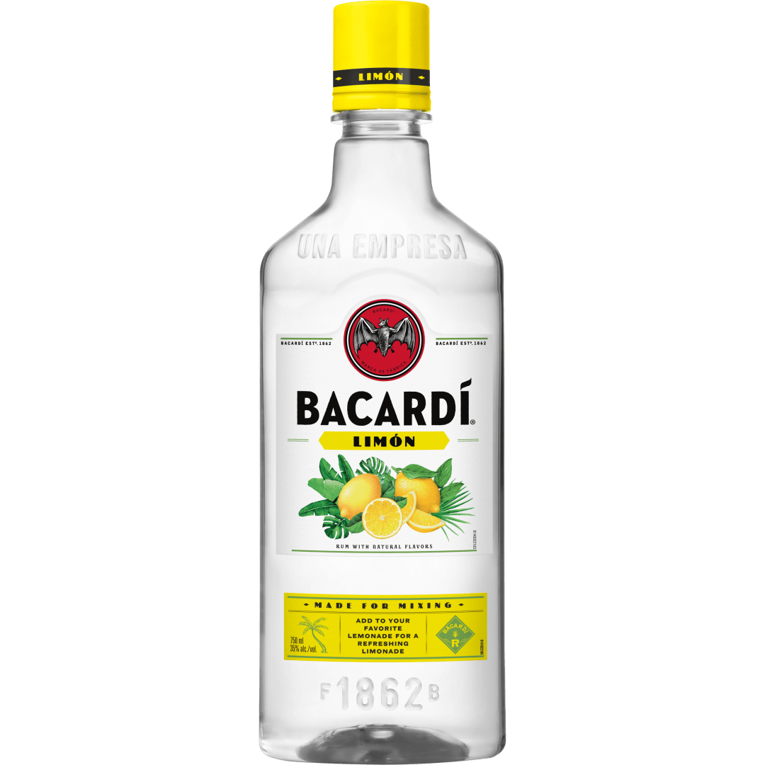 Bacardi Limon Rum, Gluten Free 35% 750mL