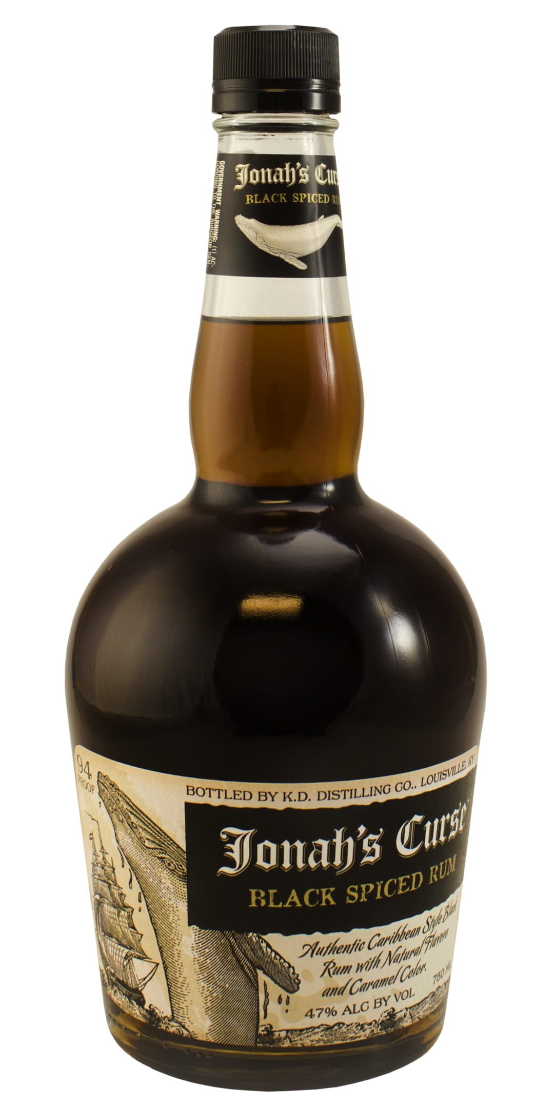 Jonah's Curse Dark Rum 750ml 94 Proof