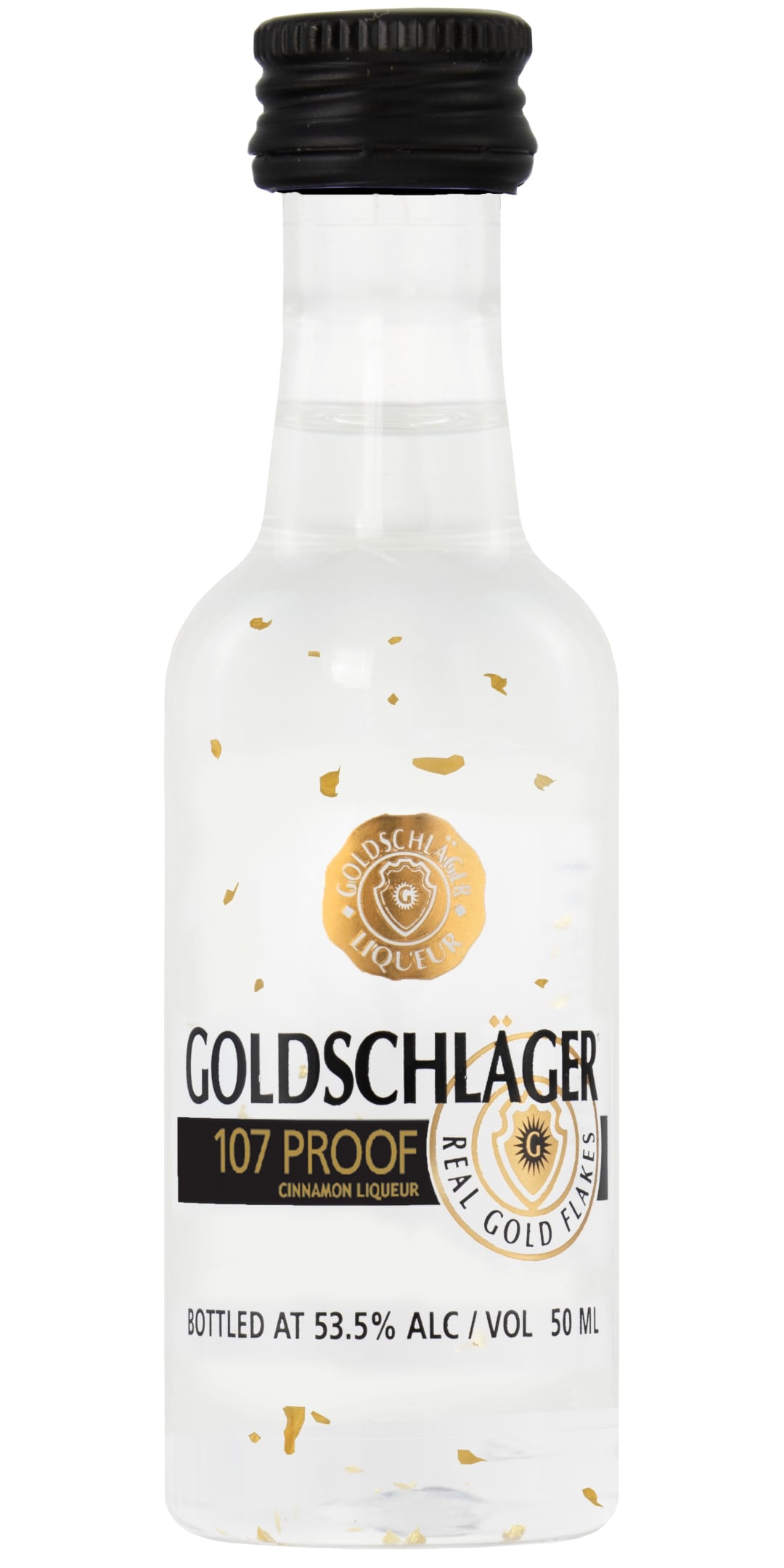 Goldschlager Black Gold Cinnamon Liqueur 50ml 107 proof