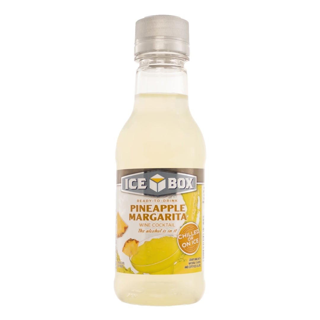 Ice Box Ready To Drink Pineapple Margarita Wine Cocktail 187ml 20 Proof