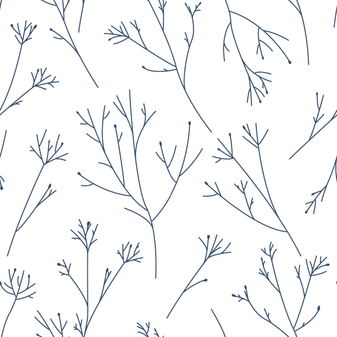 Twigs Navy Peel &amp; Stick Wallpaper