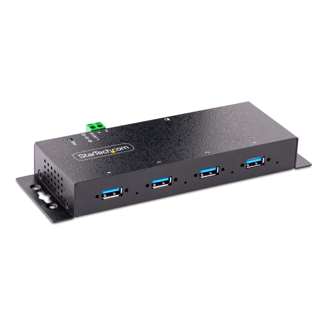 4Port USB 3 Hub Metal USB Hub w  Surge Protection no PSU