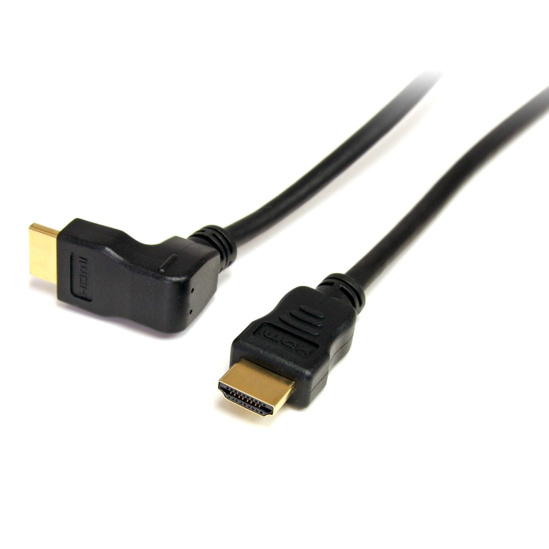 6 ft 90° Down Angled HDMI Monitor Cable - M/M