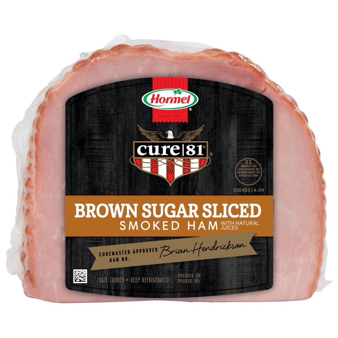 HORMEL CURE 81 Boneless Quarter Ham sliced Brown Sugar Prepriced 12-Pack