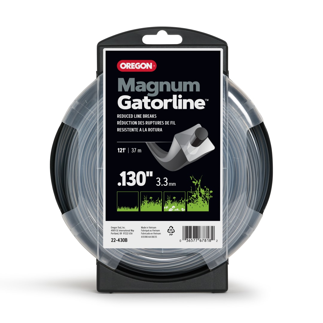 Oregon Magnum Gatorline Square Trimmer line, 0.130in, 121ft Donut