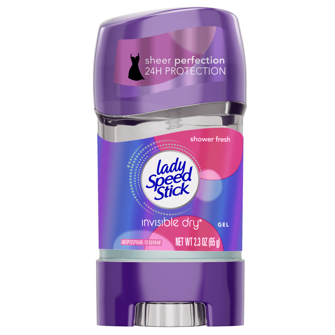 Lady Speed Stick, Invisible Dry Shower Fresh 24/7 Antiperspirant Deodorant Gel, 65g