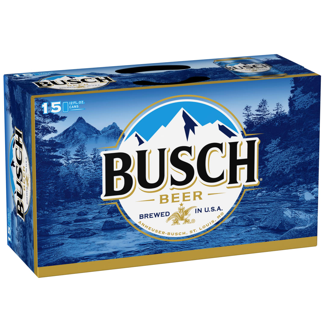 Busch Beer Can 15 ea