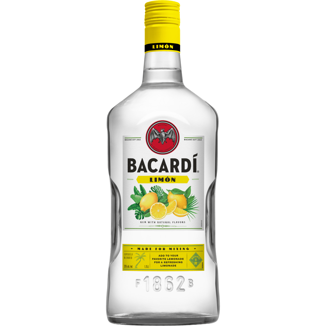 Bacardi Limon Rum, Gluten Free 35% 1.75L