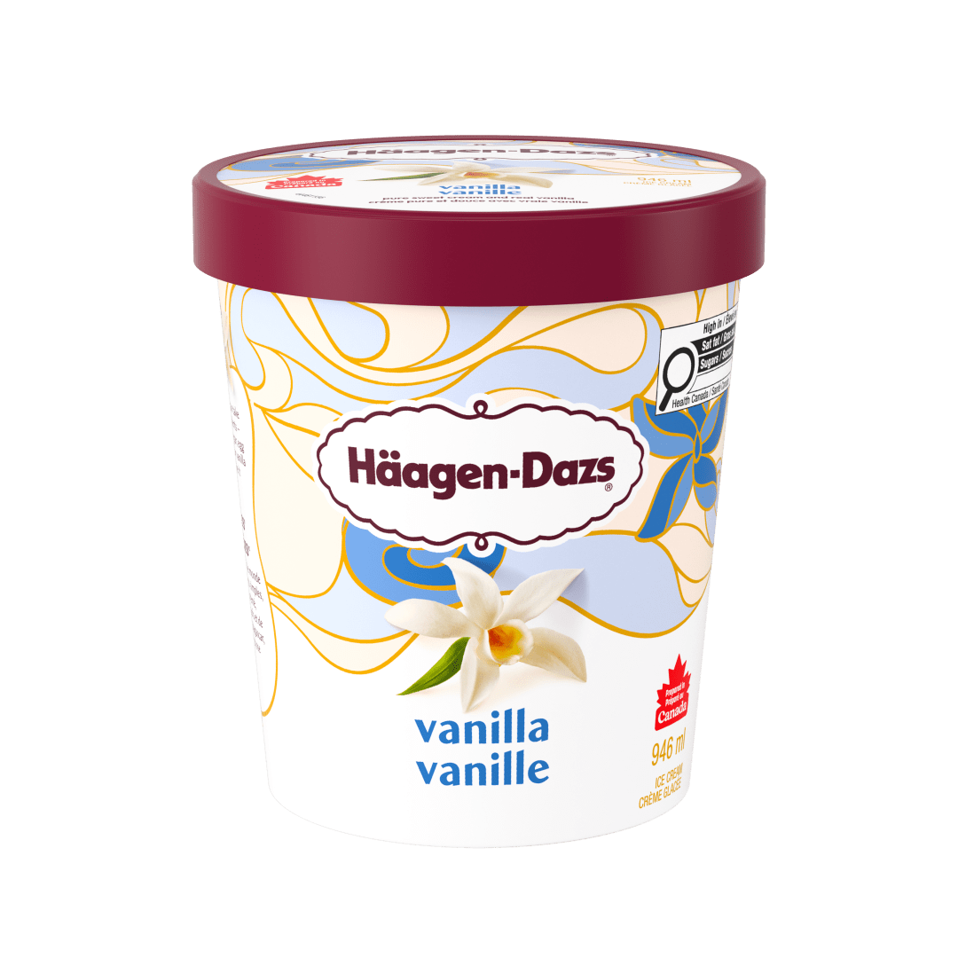 Haagen-Dazs Vanilla 6X946ml CA