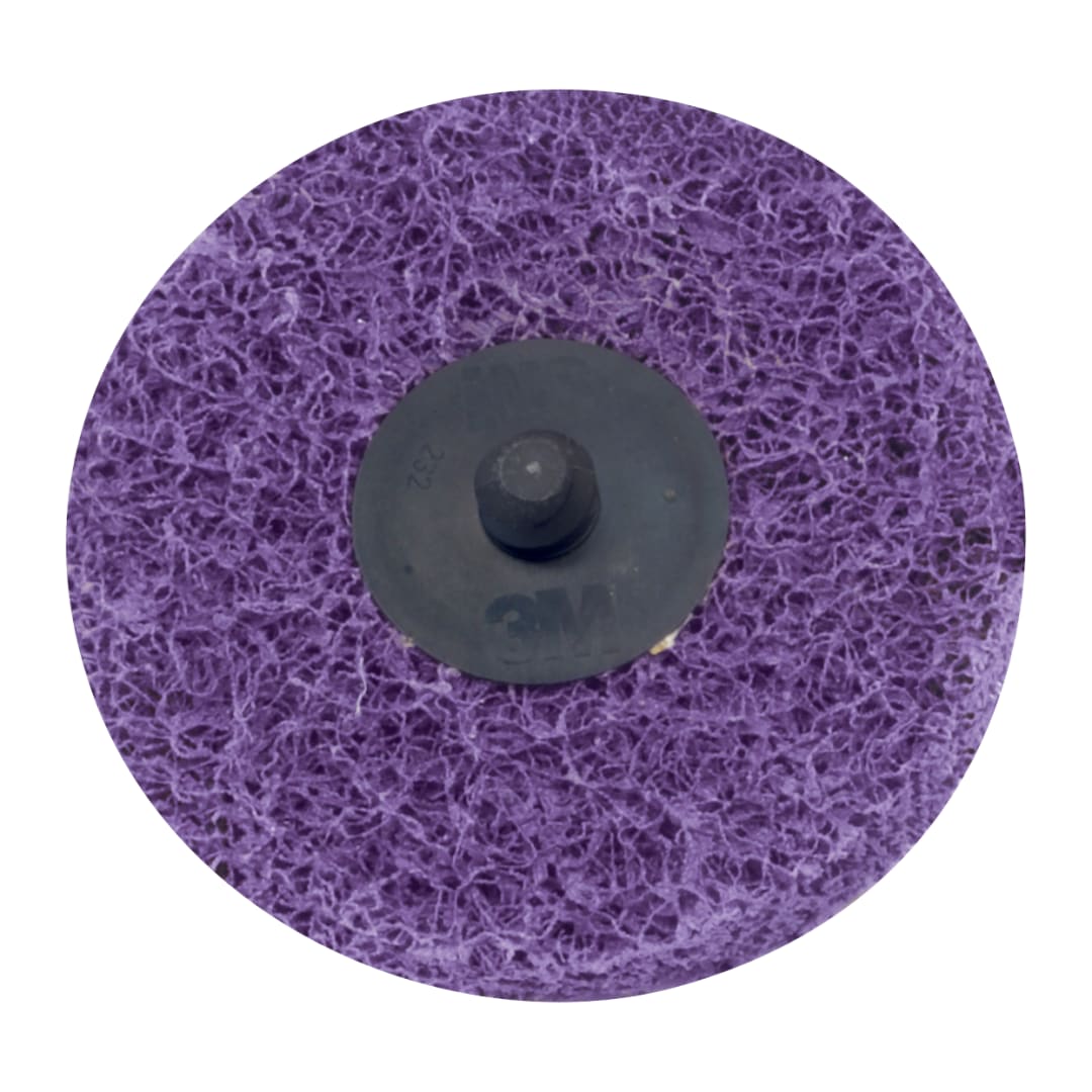 Scotch-Brite™ Roloc™ HS Blend and Finish Disc, TR, 3 in x NH A MED, 100 per case