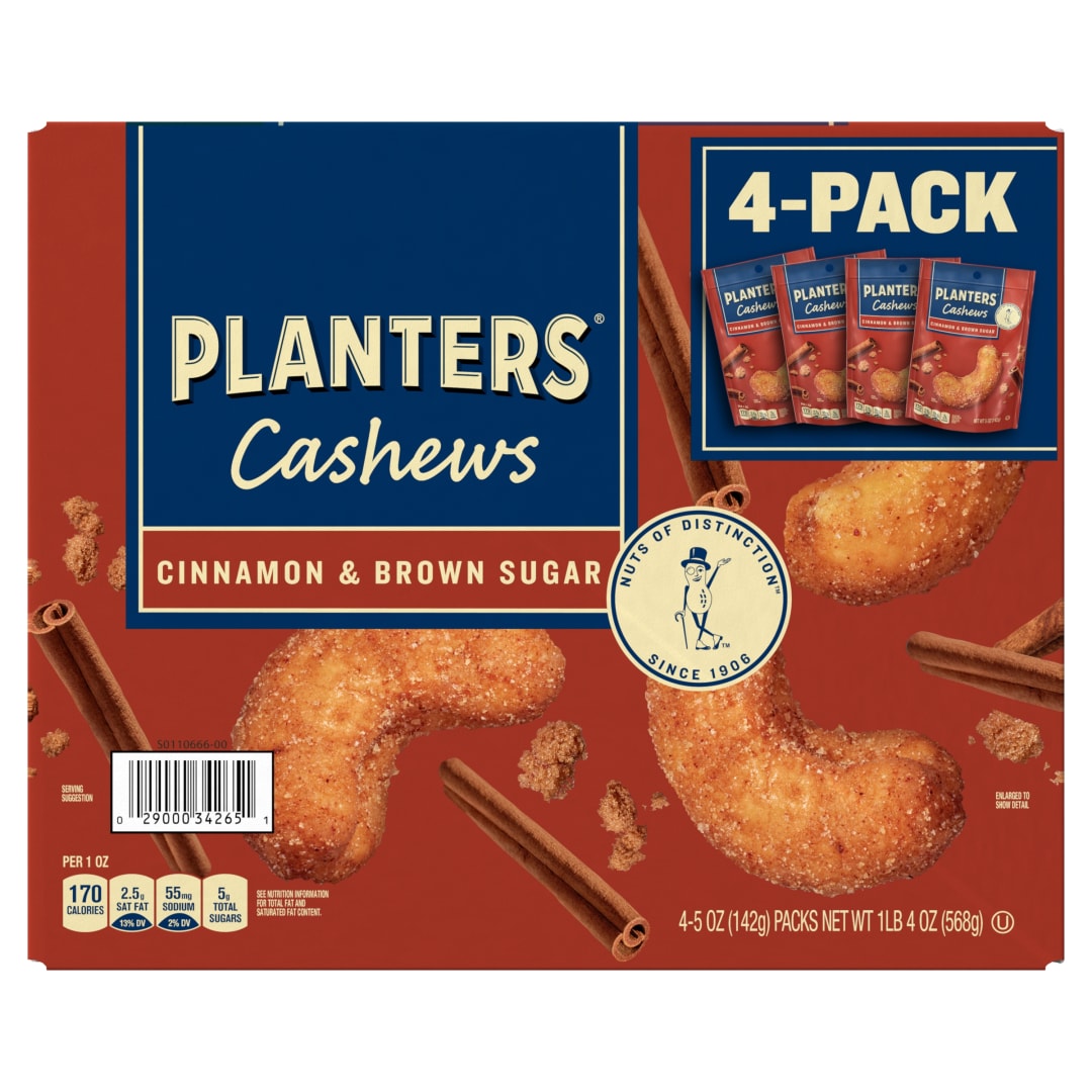 PLANTERS Cinnamon Brown Sugar 4ct Multipack