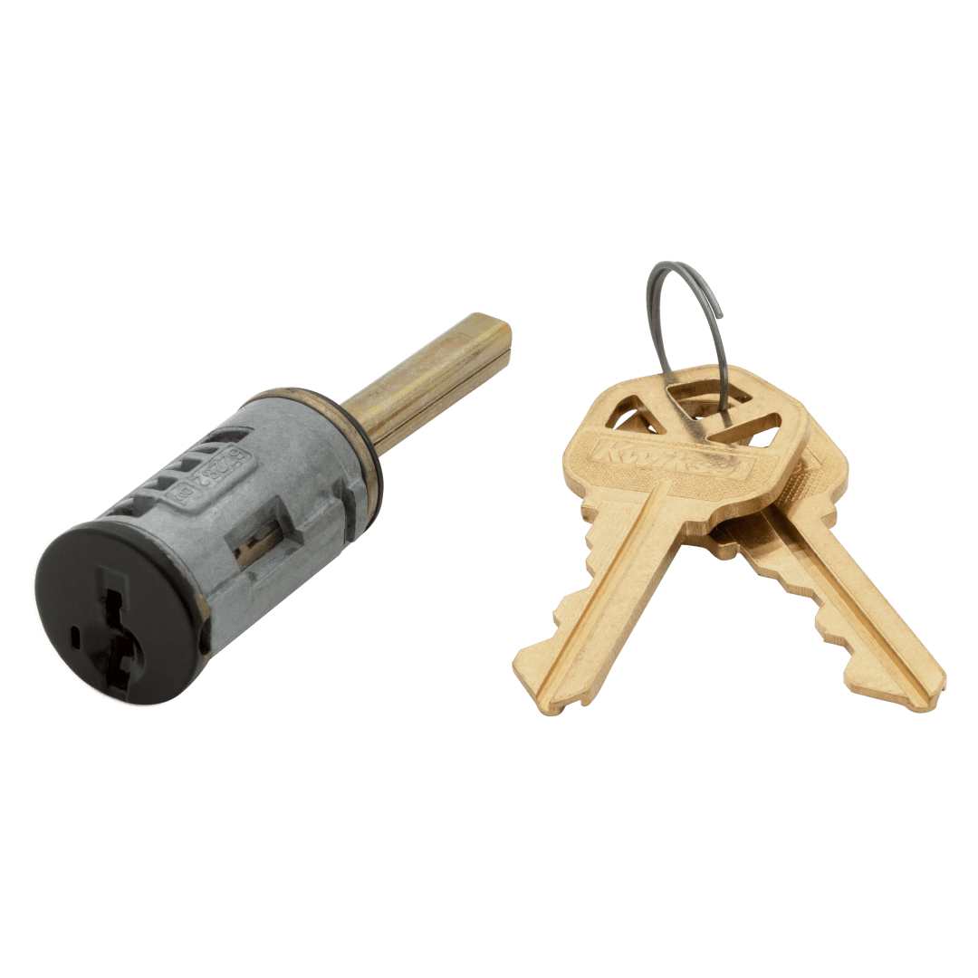 SmartKey Exterior Single Cylinder Plug for Low Profile Deadbolt in Matte Black or Venetian Bronze Finish