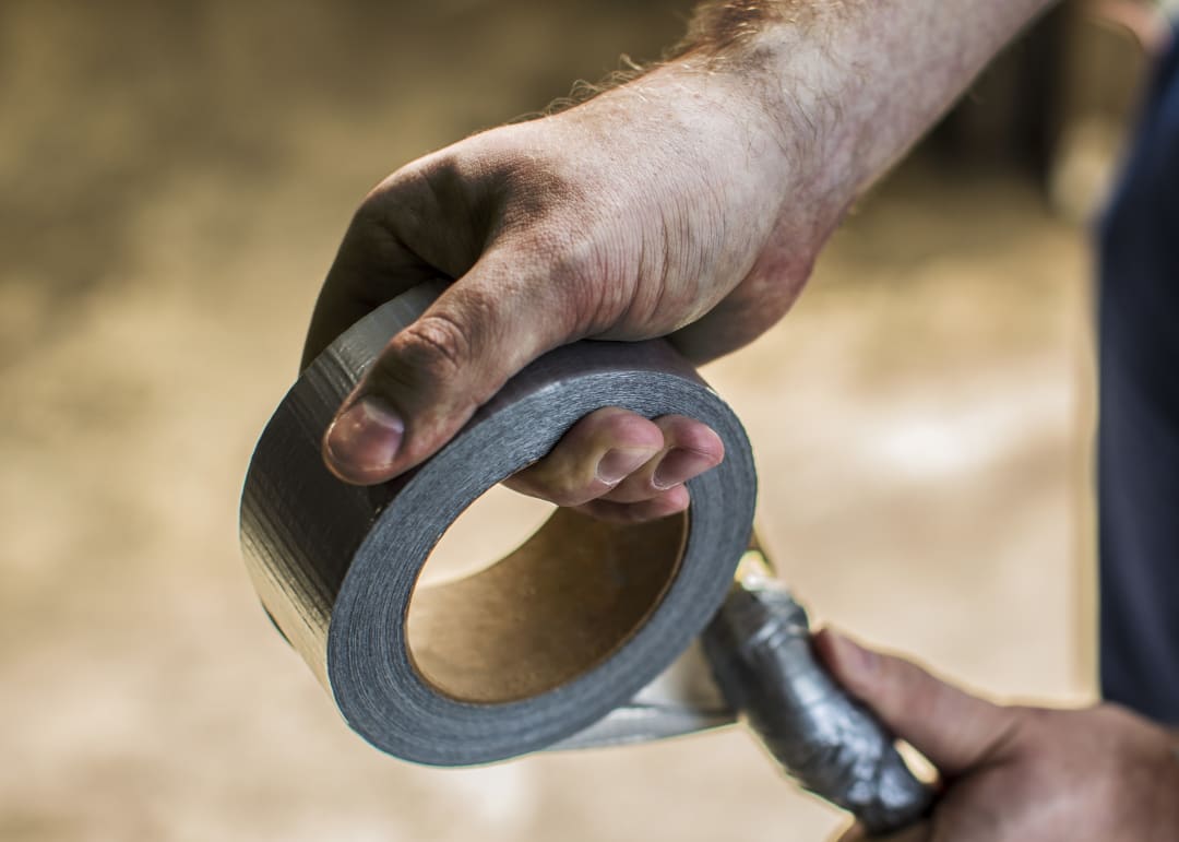 Duct Tape, Contractor Grade, Silver, 2"x180', Custom