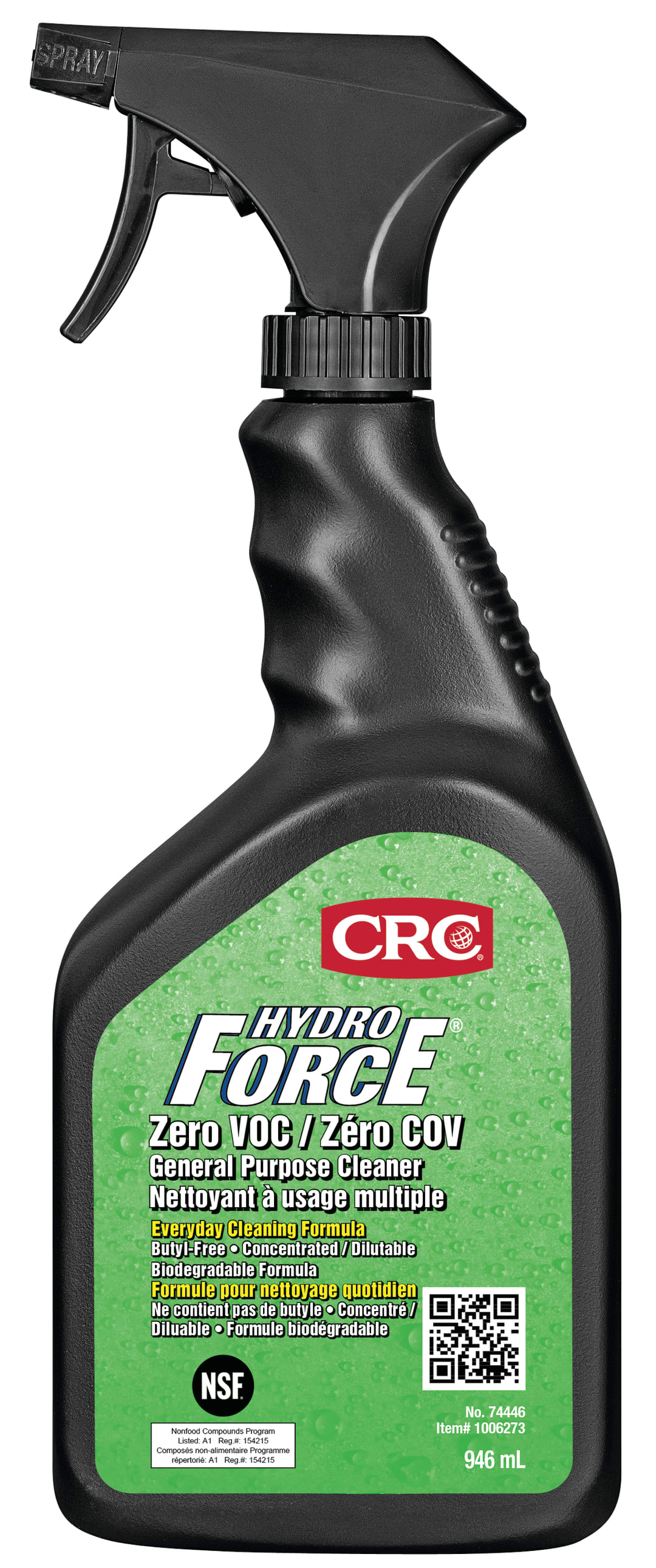 CRC HydroForce Zero VOC General Purpose Clnr (F/E) 1X946ML