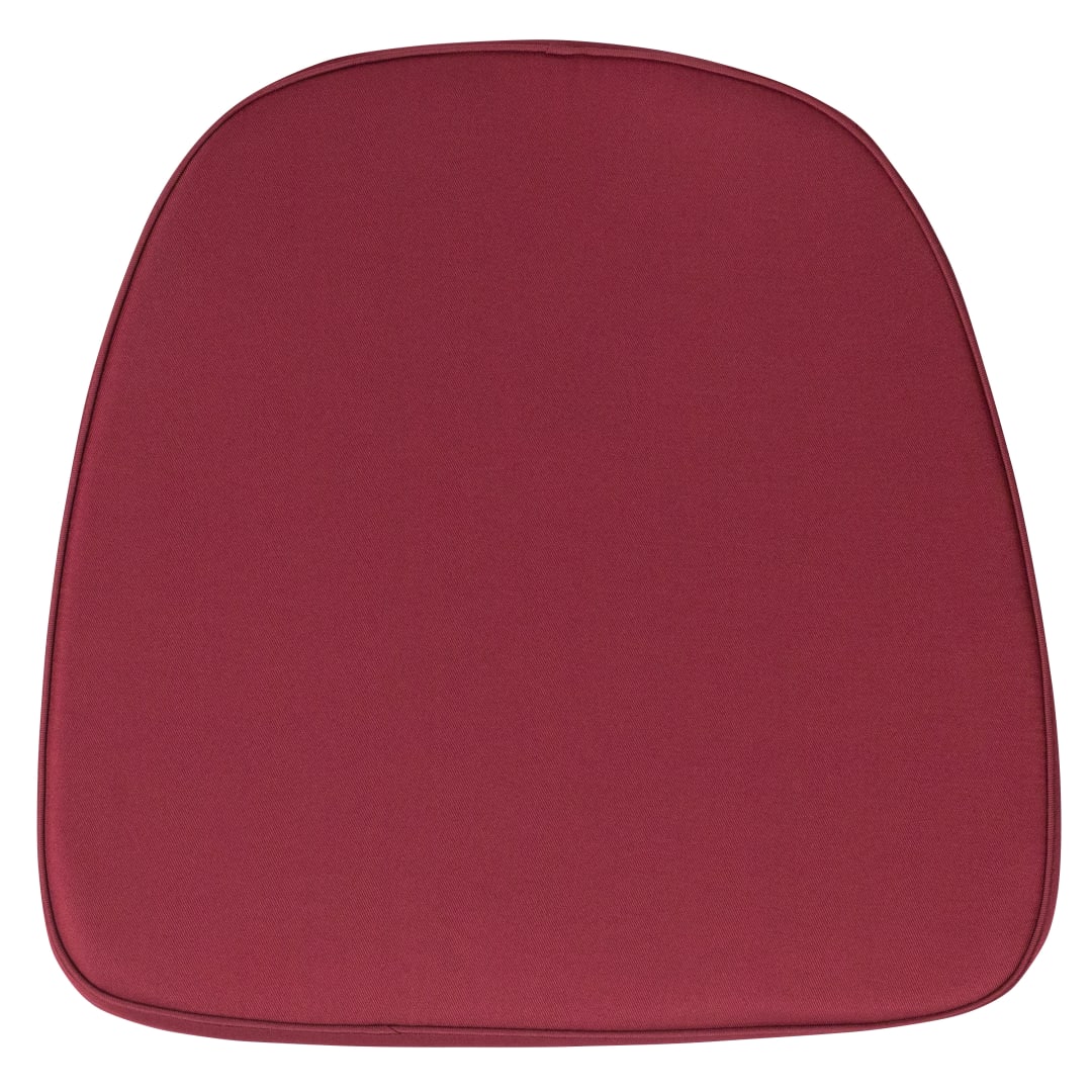Louise Soft Burgundy Fabric Chiavari Chair Cushion