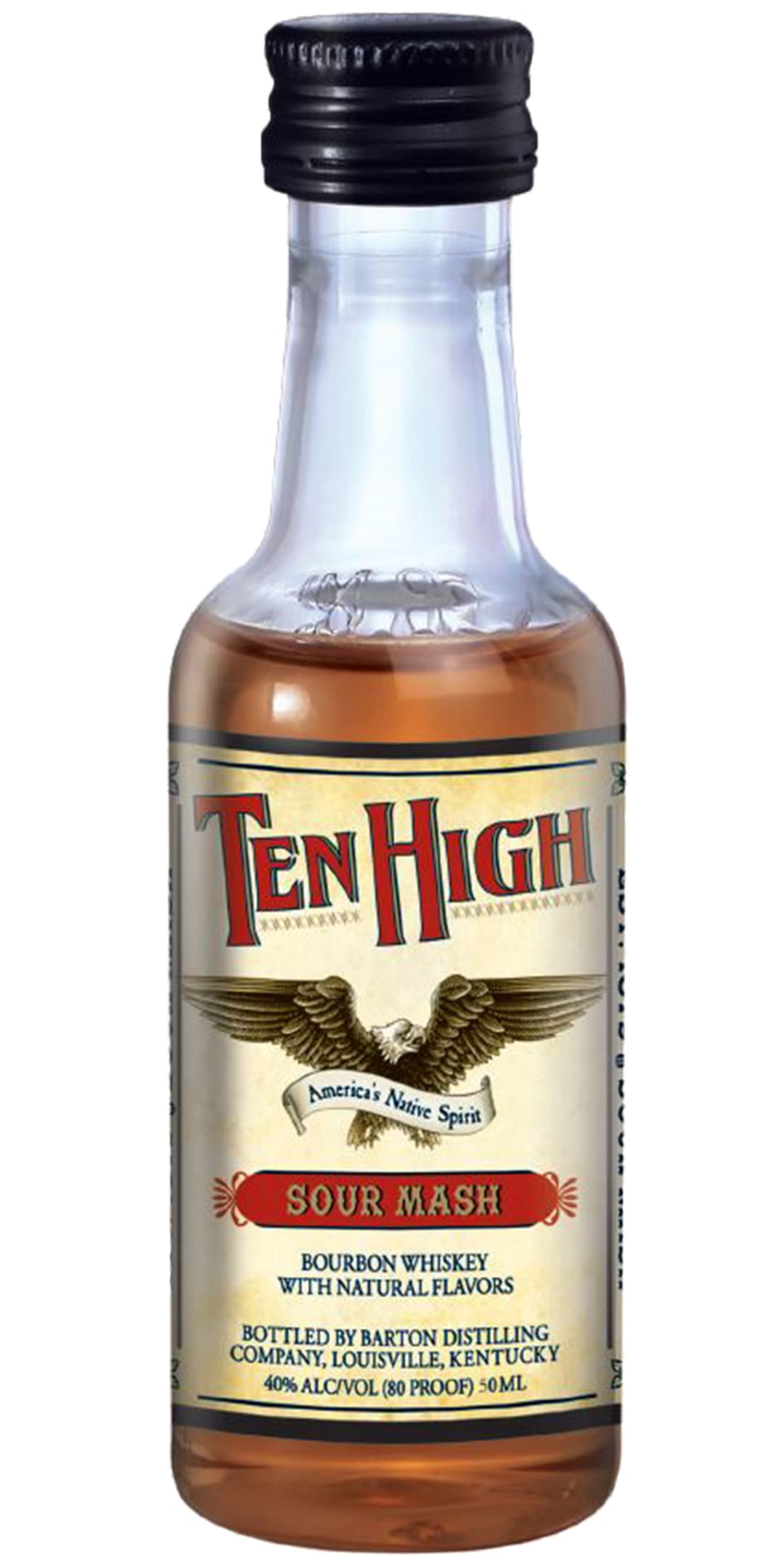 Ten High Bourbon Whiskey 50ml 80 Proof