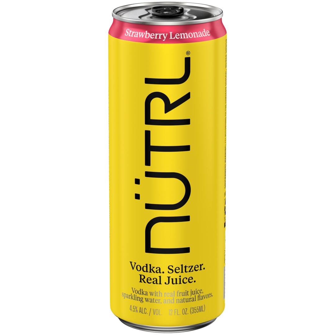 Nutrl Strawberry Lemonade Vodka Seltzer 12 fl oz Can