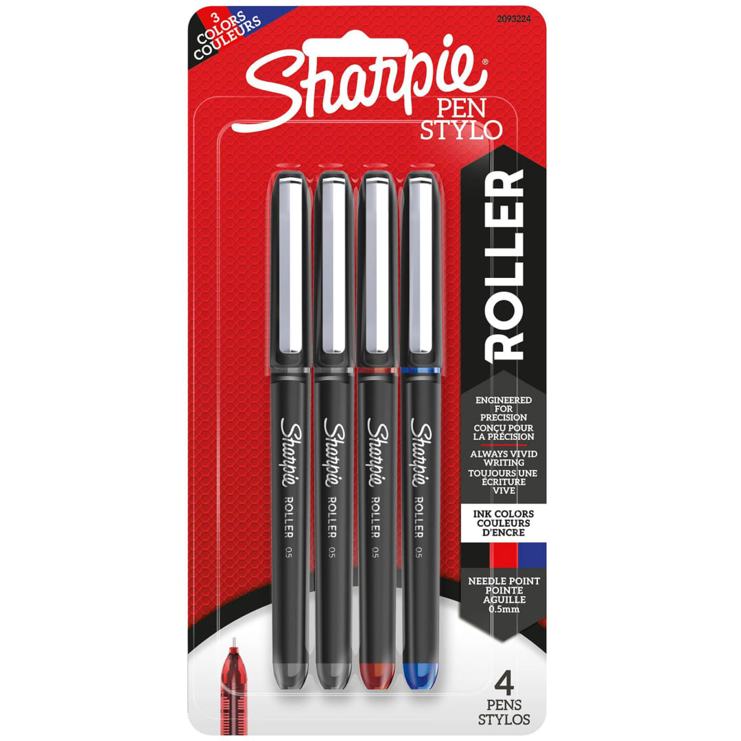 SHRP RB BUS ASST 0.5MM 4CT BLSTER REPACK