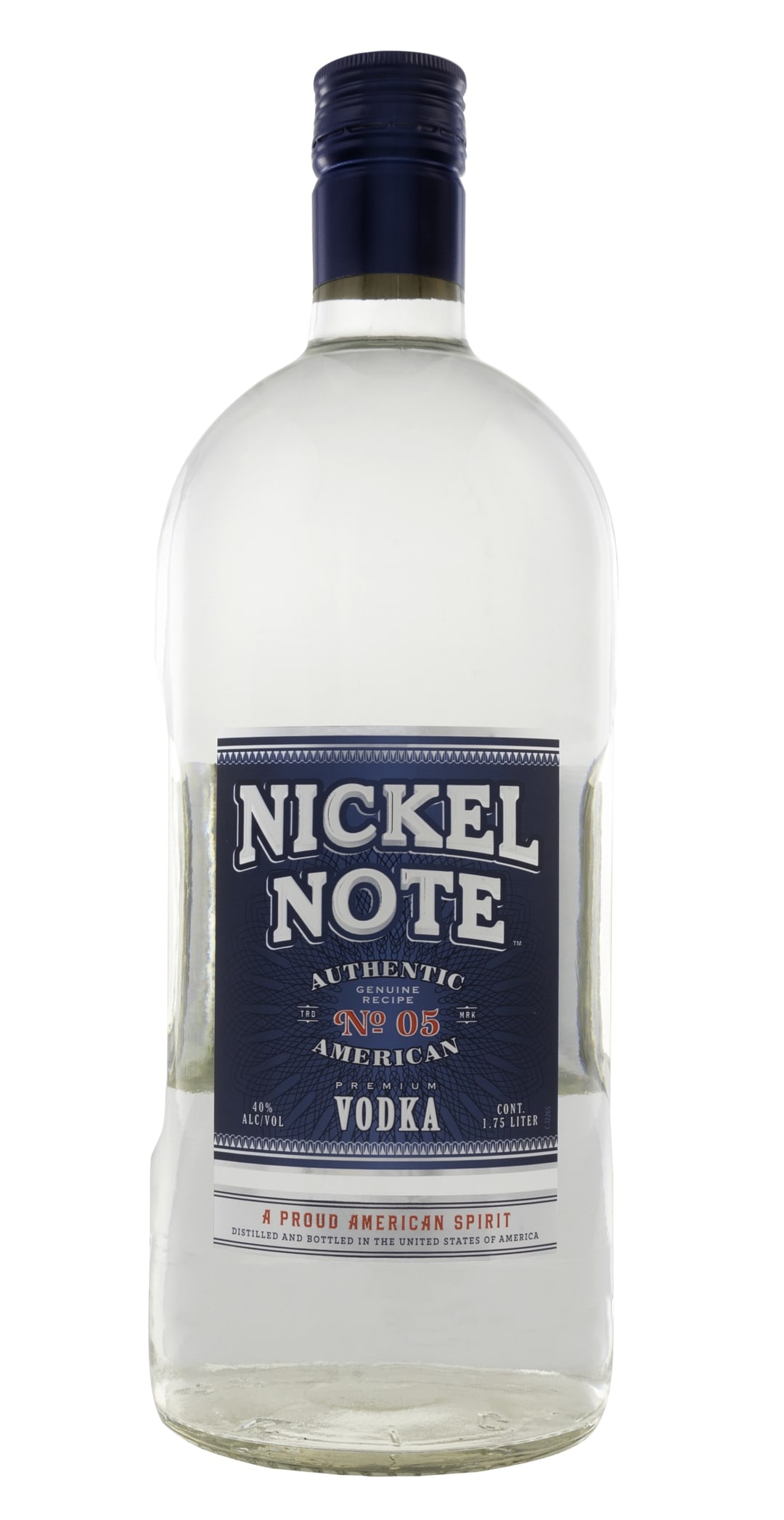 Nickel Note Authentic American Premium Vodka 1.75l 80 Proof