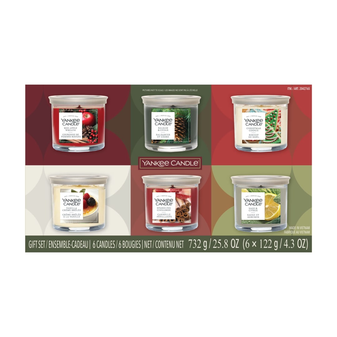 G-X6 YC 6PK CANDLE SET C