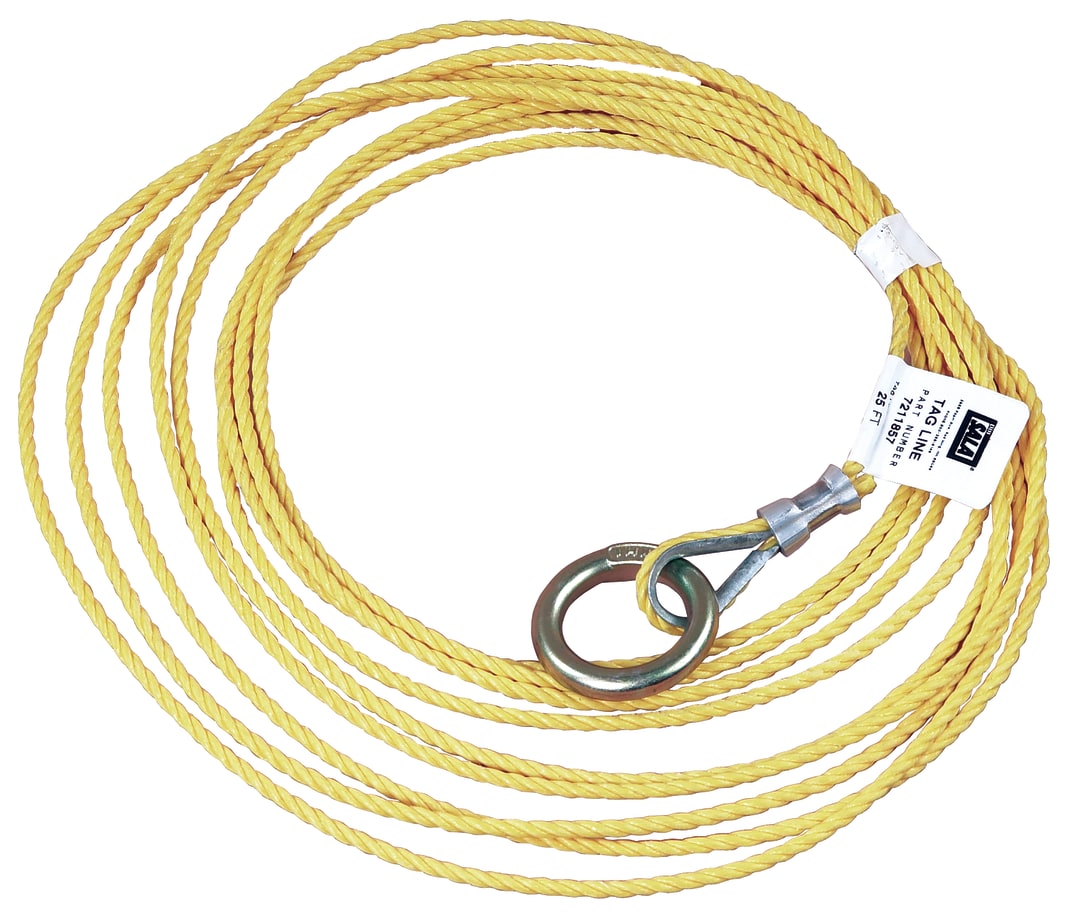 3M™ DBI-SALA® Rope Tagline, 7.6 m, 4.7mm in Polypropylene, 7211857