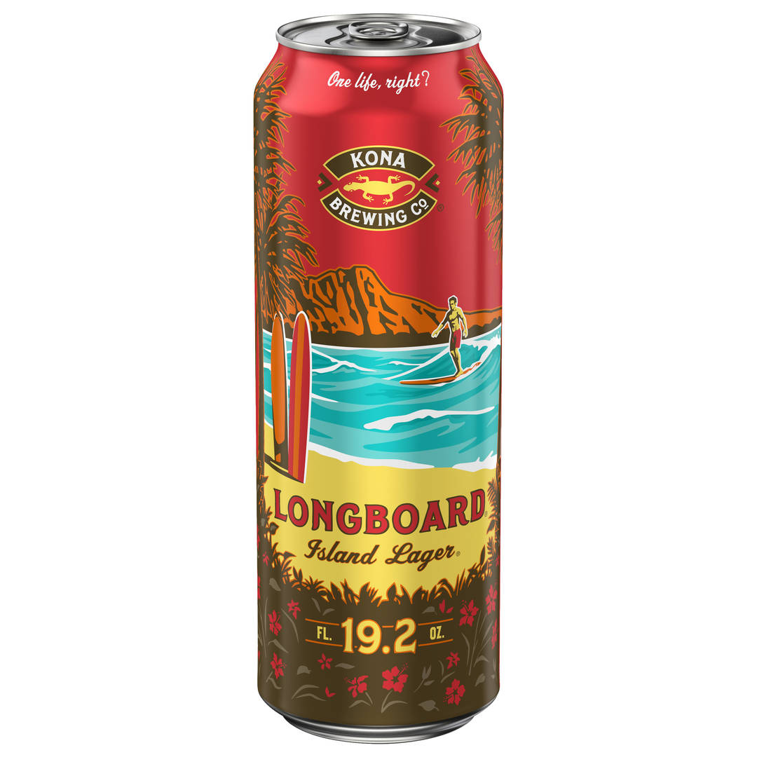 Kona Longboard Island Lager Beer 19.2 fl oz Can
