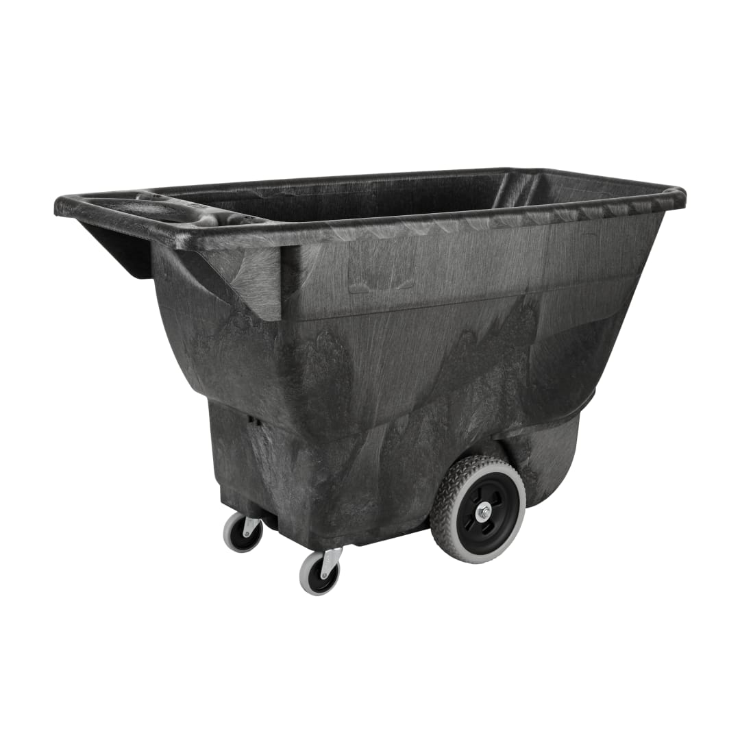 STRUCTURAL FOAM TILT TRUCK, UTILITY DUTY, 1/2 CUBIC YARD, BLACK