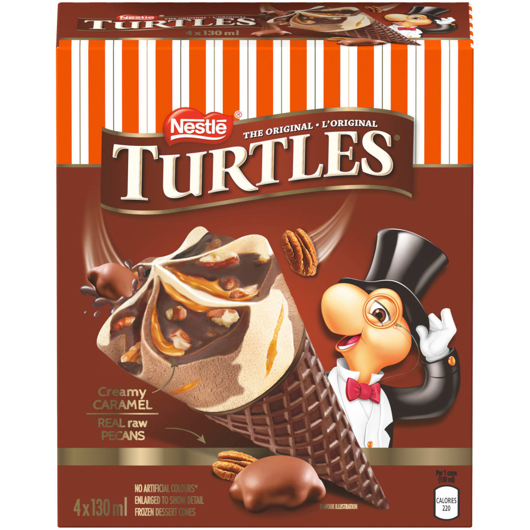 NESTLE TURTLES Cone 6(4x130ml) CA