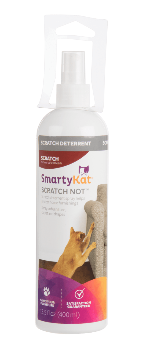 SmartyKat Scratch Not Scratch Deterrent Training Spray for Cats - 13.5 Fluid Ounces