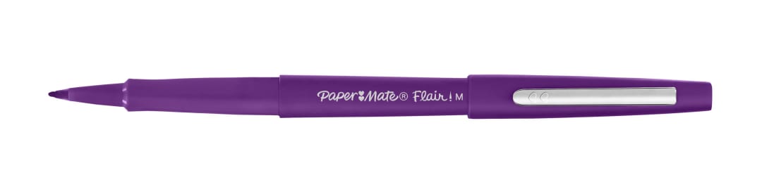 Paper Mate® Flair Felt Tip Pen, Medium Point (0.7mm), Purple