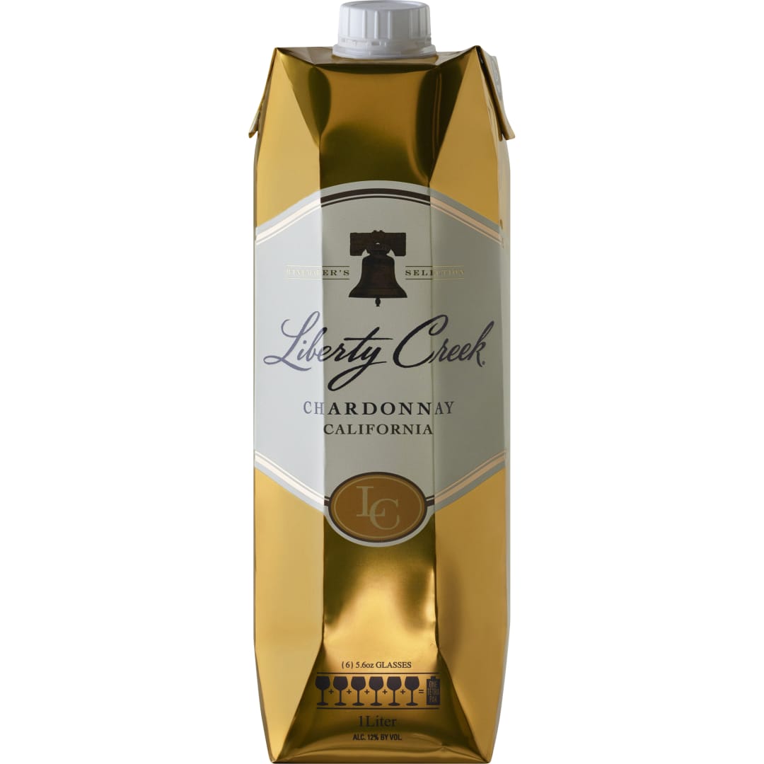 Liberty Creek Vineyards Chardonnay White Wine Tetra 1L