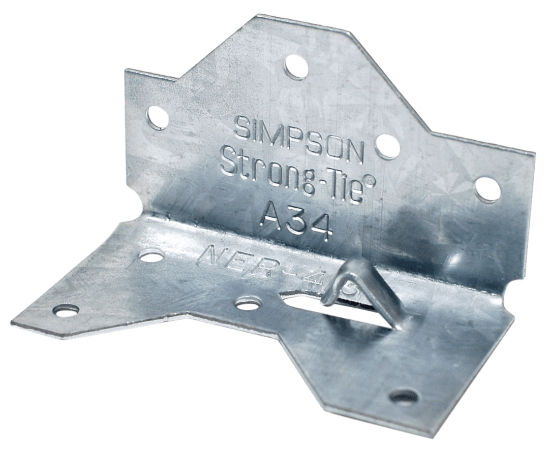 Simpson Strong-Tie A34Z 1-7/16 in. x 2-1/2in. ZMAX® Galvanized Framing Angle