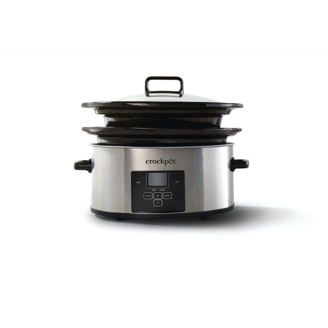 Crockpot® Programmable Choose-a-Crock Slow Cooker, Stainless Steel