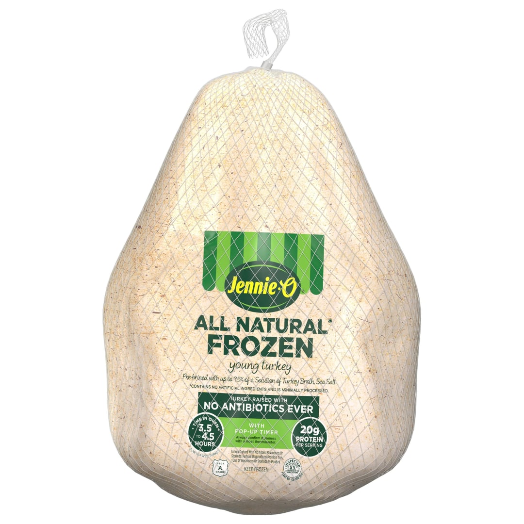 JENNIE-O No Antibiotics Ever Young Turkey 10-14 Frozen, Net, Timer, Weights