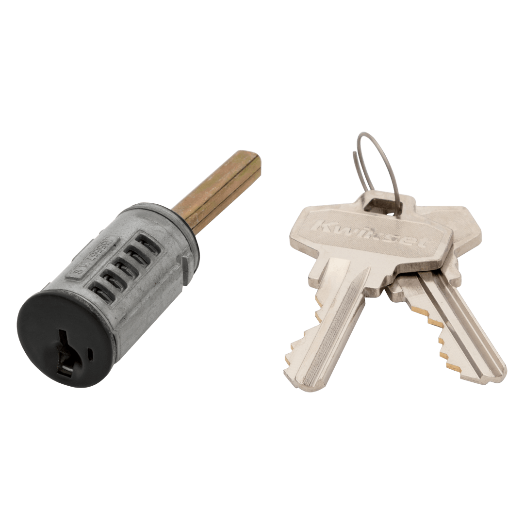 C-Keyway Cylinder for Low Profile Deadbolt in Matte Black or Venetian Bronze Finish